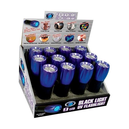 BLACKLIGHT MASTER Uv Flashlight 9 Led 15L 302490